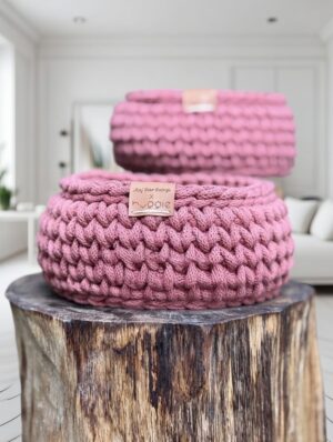 Kosz ze sznurka| 2 pack - Majster Sztryk x Hyggie