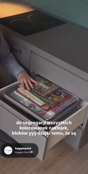 Inspiracja do organizacji przyborów szkolnych i kreatywnych.